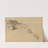 Ville sur un escarpement by Jean-Achille Benouville