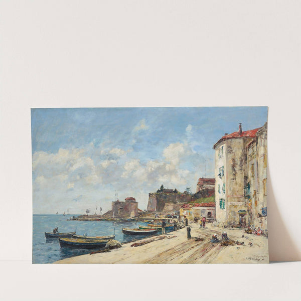 Villefranche, le port (1892) by Eugène Boudin