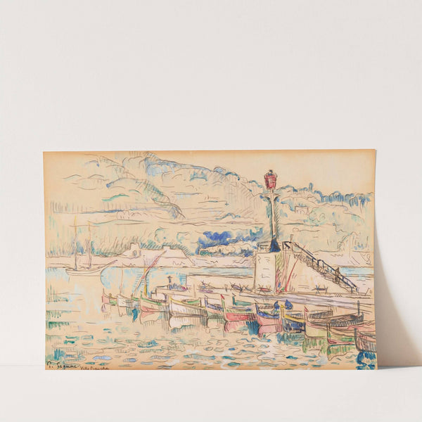 Villefranche-sur-Mer by Paul Signac