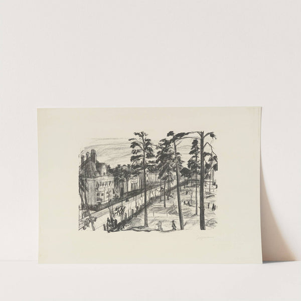 Villenstraße in Grunewald (Um Berlin) (1912) by Rudolf Grossmann