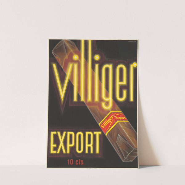 Villiger Export – 10 cts. (1940) by Johannes Handschin