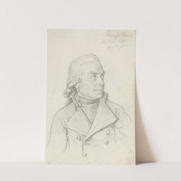 Vincenzio Piombi by Jean Baptiste Joseph Wicar