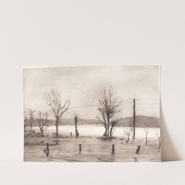 Vinterlandskab ved Tyreholm by Peter Ilsted