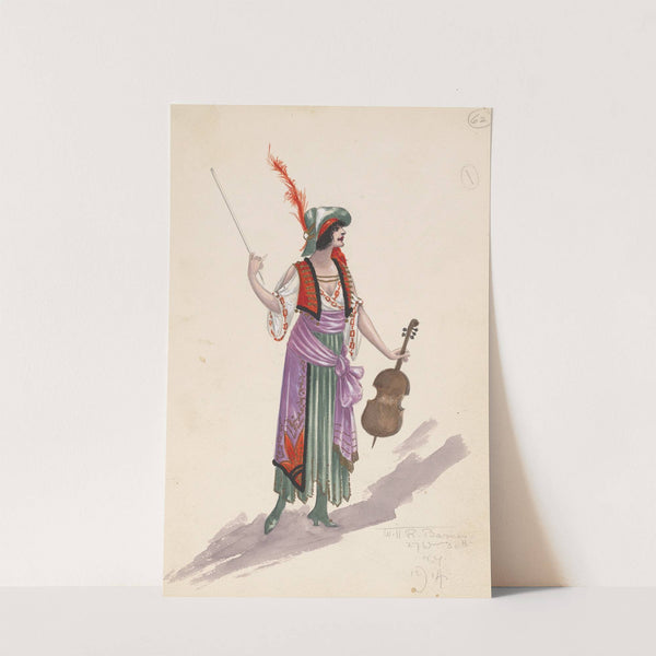 Violin Girl; Act II, 62 by Will R. Barnes