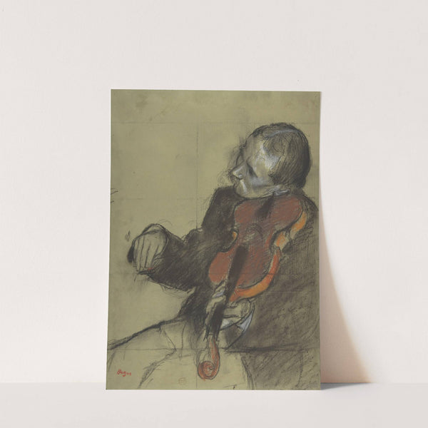 Violinist, Study for ‘The Dance Lesson’ (ca. 1878–79) by Edgar Degas