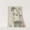 Violinistin vor Bild (ca. 1929) by Ernst Ludwig Kirchner