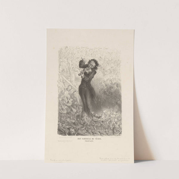 Vioolspelende man (1848 - 1889) by Alexander Ver Huell