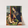 Virgin adoring the child (c. 1500) by Bartolomeo Montagna