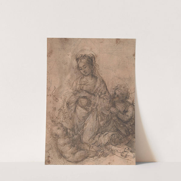 Virgin Adoring the Christ Child with Saint John the Baptist by Master of Santo Spirito