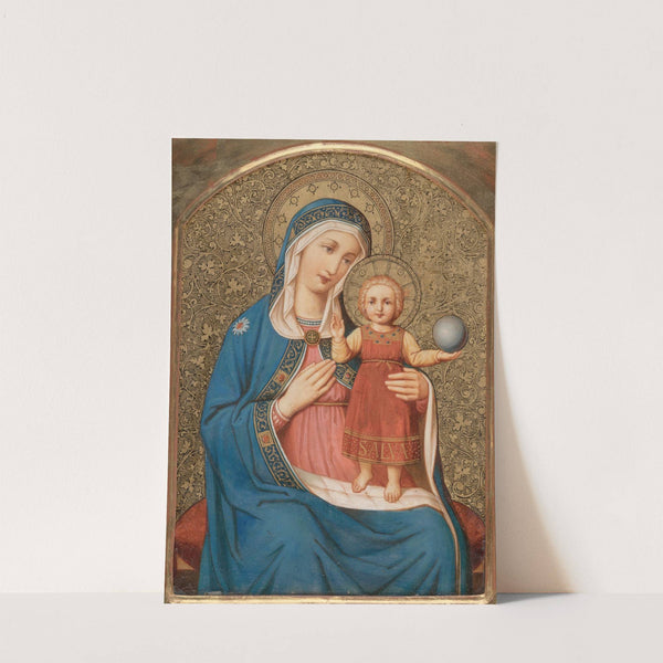 Virgin and Blessing Christ Child (1888) by Maria Schoffmann