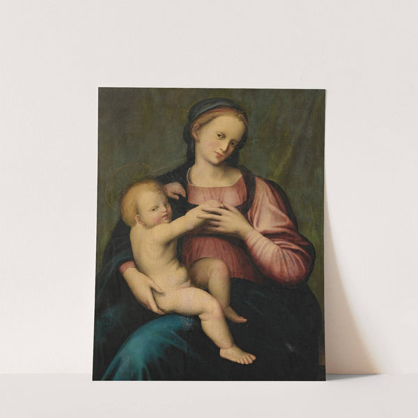 Virgin And Child by Domenico Puligo