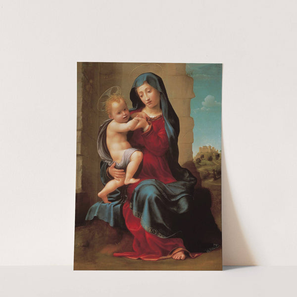 Virgin and child by Giuliano Bugiardini