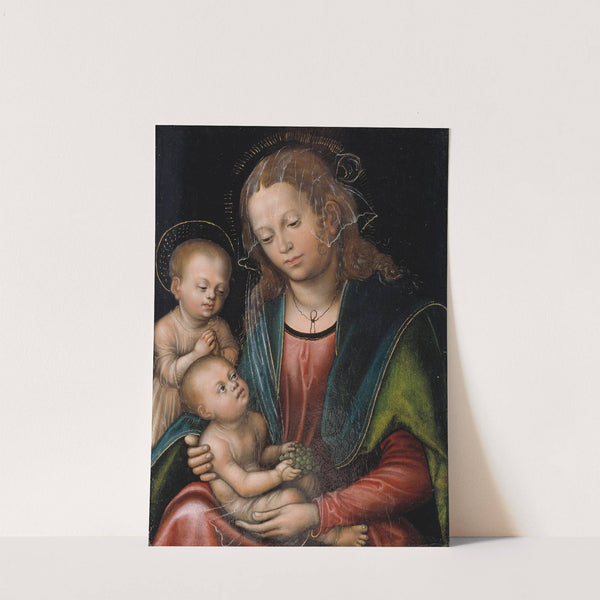 Virgin and Child Adored by the Infant St John (1512 – 1514) by Lucas Cranach the Elder
