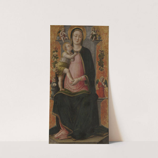 Virgin and Child Enthroned (ca. 1462–64) by Antonio Vivarini