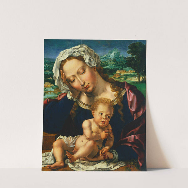 Virgin and Child in a Landscape by Jan Gossaert