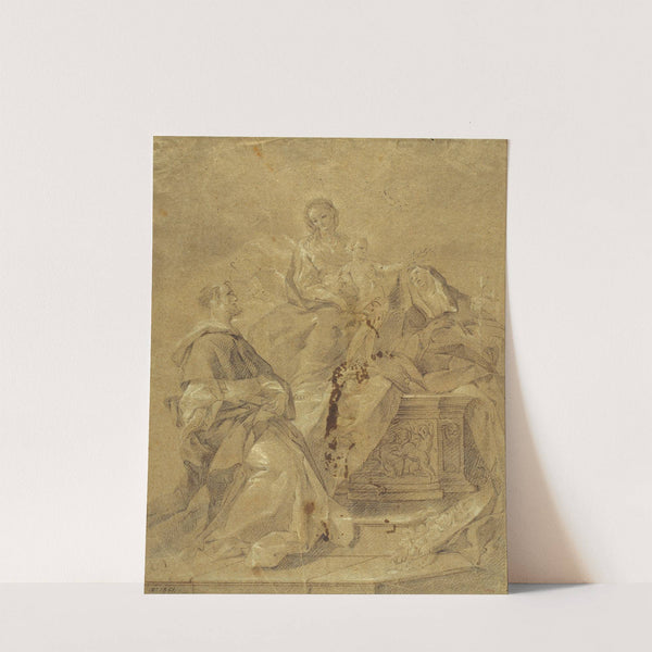 Virgin and Child, Saint Catherine of Siena and Saint Dominic (from 1740 until 1753) by Corrado Giaquinto