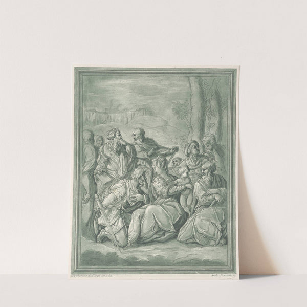 Virgin and child surrounded by figures (ca. 1766) by Andrea Scacciati