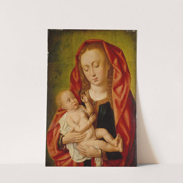 Virgin and Child with a Dragonfly by Master of Saint Giles