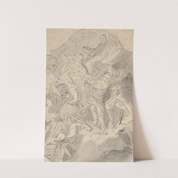 Virgin and Child with Adoring Saint by Anonymous