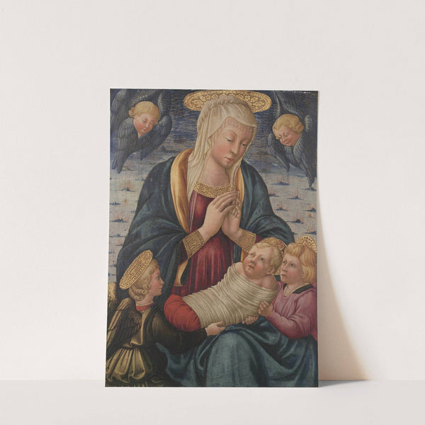 Virgin and Child with Angels by Neri di Bicci