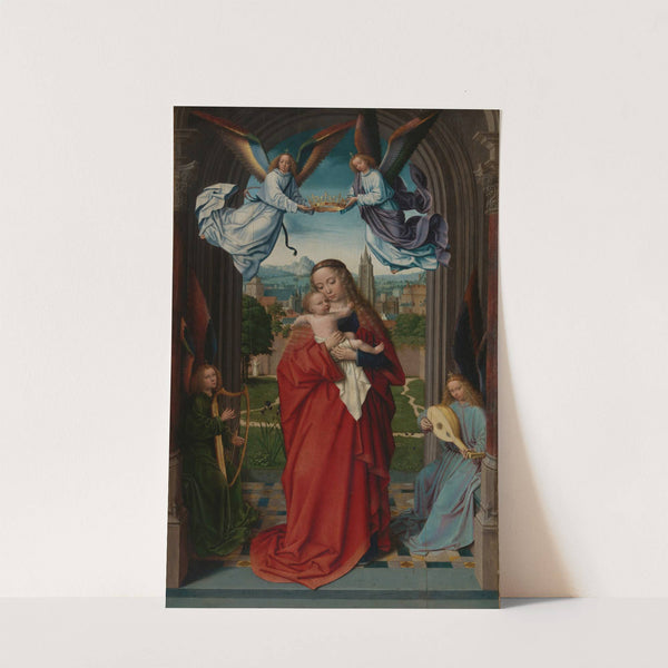 Virgin and Child with Four Angels by Gerard David