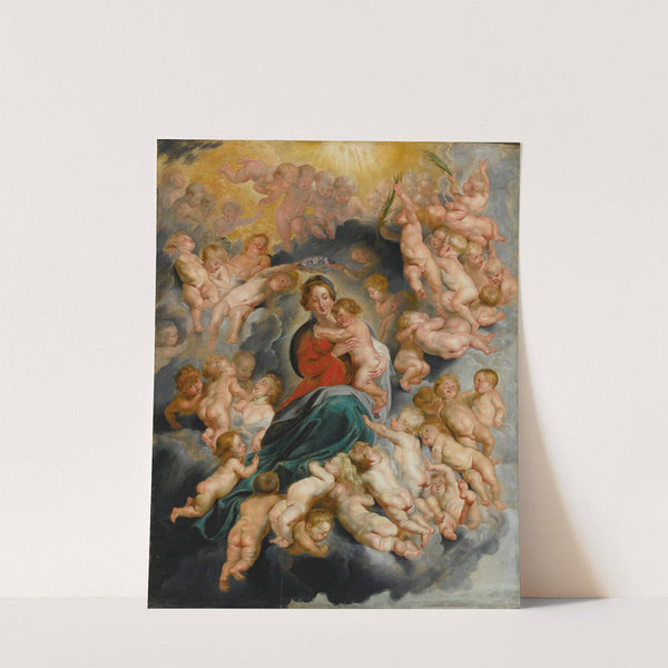 Virgin And Child With Putti by Follower of Peter Paul Rubens