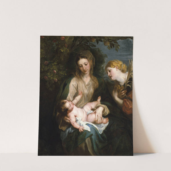 Virgin and Child with Saint Catherine of Alexandria (ca. 1630) by Anthony van Dyck