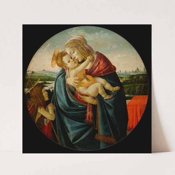 Virgin and Child With Saint John The Baptist by Sandro Botticelli