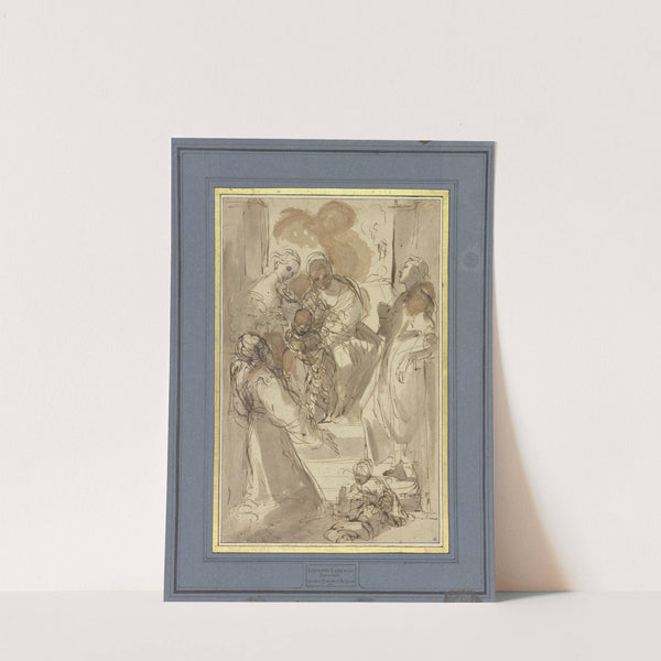 Virgin and Child with Saints Catherine, John the Evangelist, and Francis by Ludovico Carracci