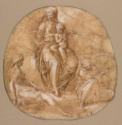 Virgin and Child with St. Catherine of Alexandria and Saint Anne (c. 1545)