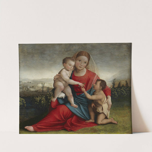 Virgin and Child with the Infant John by Giovanni Francesco Caroto