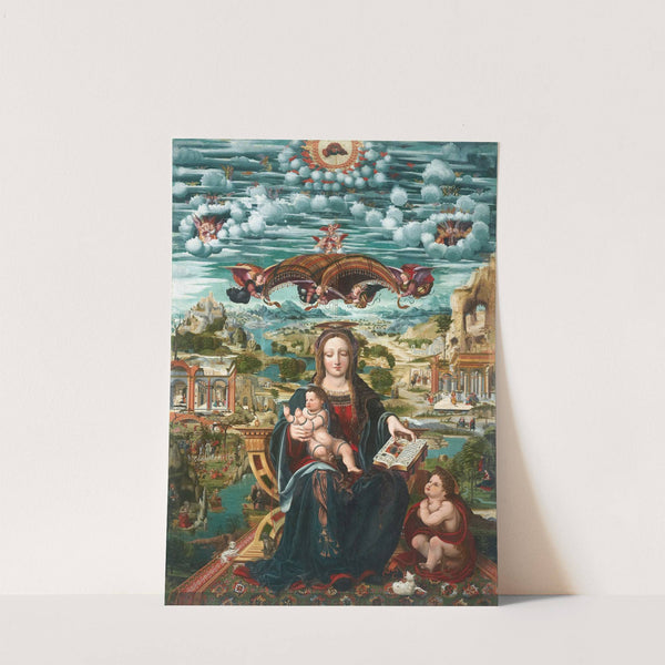 Virgin and Child with the Infant Saint John by Juan de Borgoña