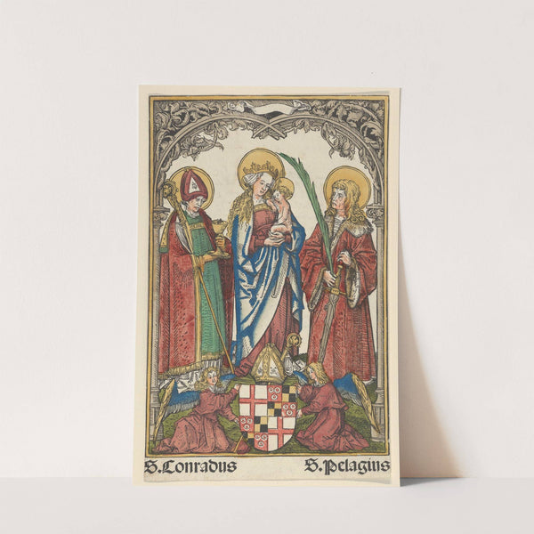 Virgin and Child with the Patron Saints of Constance by Hans Burgkmair The Elder