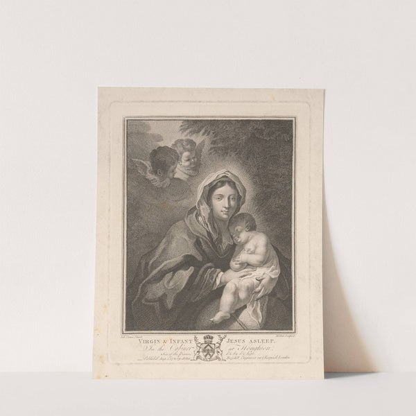 Virgin and Infant – Jesus asleep by Jean-Baptiste Michel