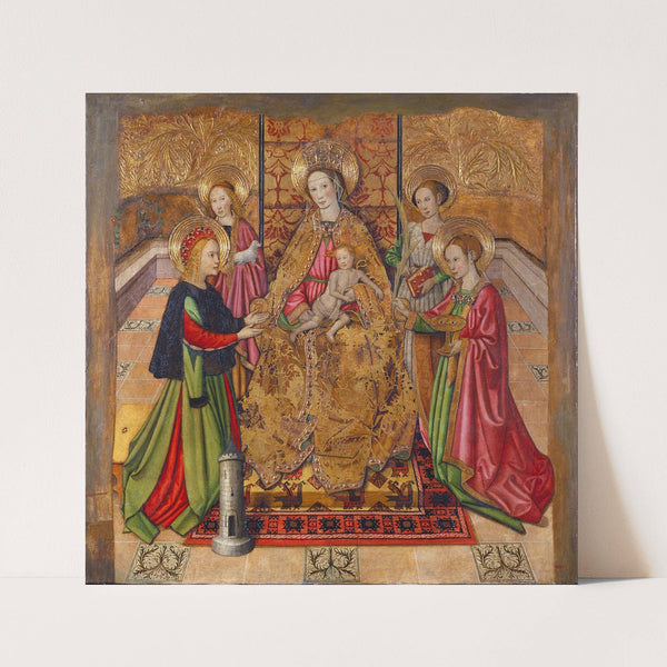 Virgin and Saints by Jaume Huguet