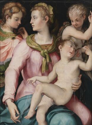 Virgin, Child, Infant John, and Saint Margaret (1545–50)