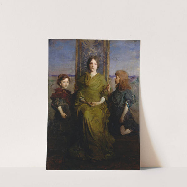 Virgin Enthroned by Abbott Handerson Thayer