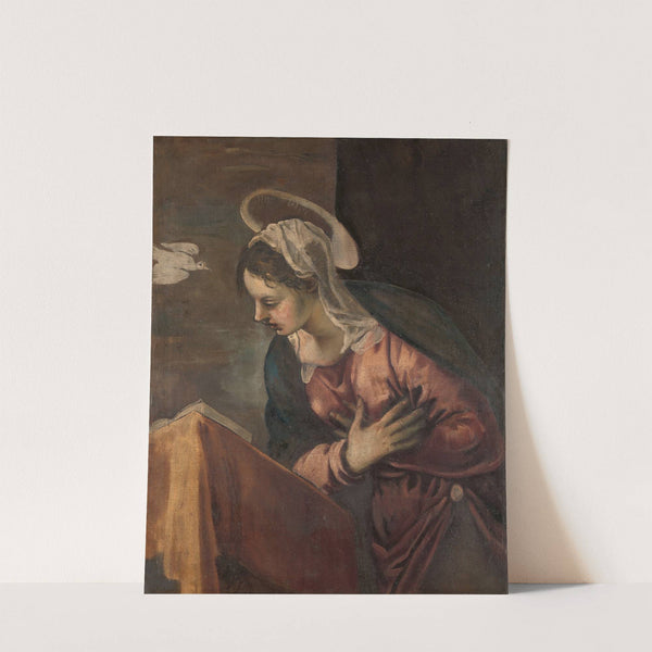 Virgin from the Annunciation to the Virgin by Jacopo Tintoretto