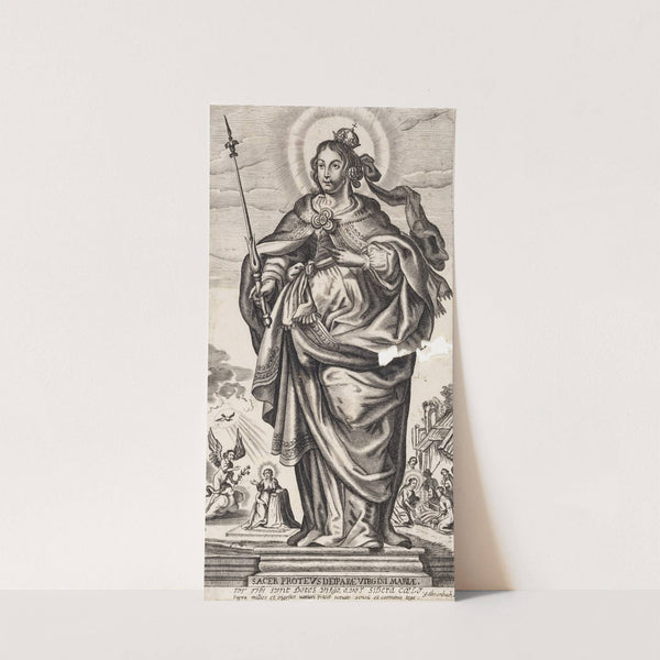 Virgin Mary with Crown and Scepter (1608 – 1671) by Gerhard Altzenbach