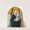Virgin with Child between Angels playing Music (1490-95) by Gerard David
