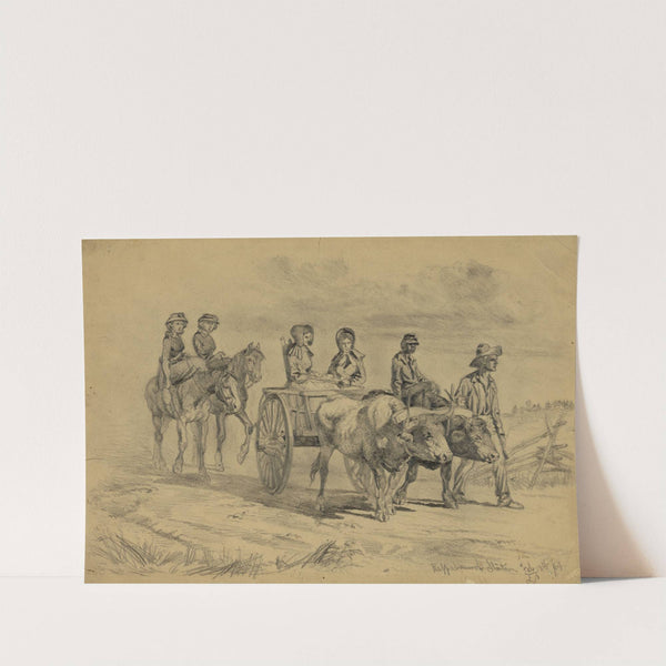 Virginians going to the commissary for rations by Edwin Forbes