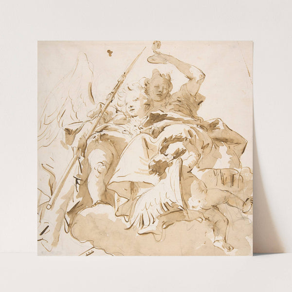 Virtue and Nobility by Giovanni Battista Tiepolo