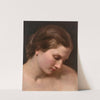 Visage de femme de profil by William Bouguereau