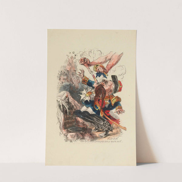 Vision d’un gros capitulard sur la route de V (19th Century) by Victor Coindre