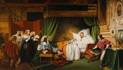Vision Of Cardinal De Richelieu On His Deathbed