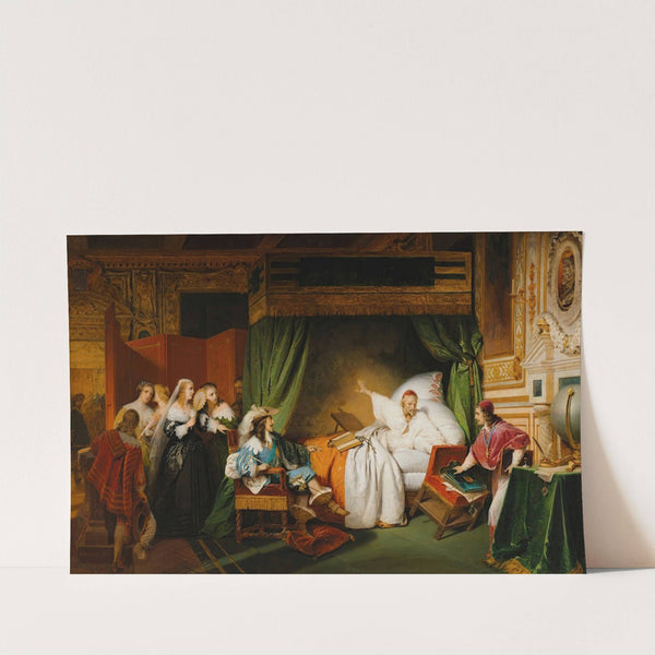 Vision Of Cardinal De Richelieu On His Deathbed by Frédéric-Henri Schopin