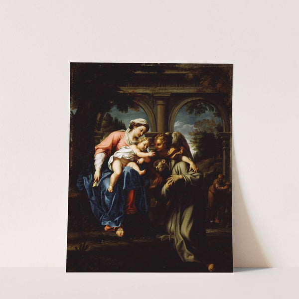 Vision of Saint Francis by workshop of Annibale Carracci