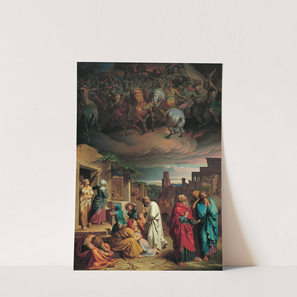 Vision of the people of Jerusalem before the conquest of the city by Antiochus IV. Epiphanes by Joseph von Führich