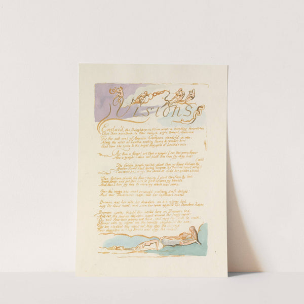 Visions of the daughters of Albion Pl. 03 by William Blake