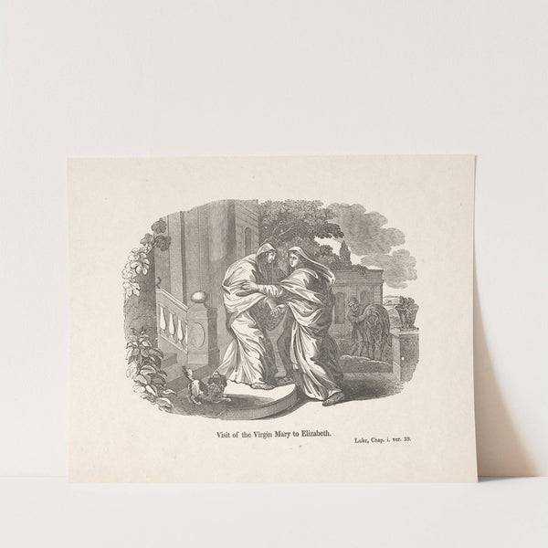 Visit of the Virgin Mary to Elizabeth. by Alexander Anderson